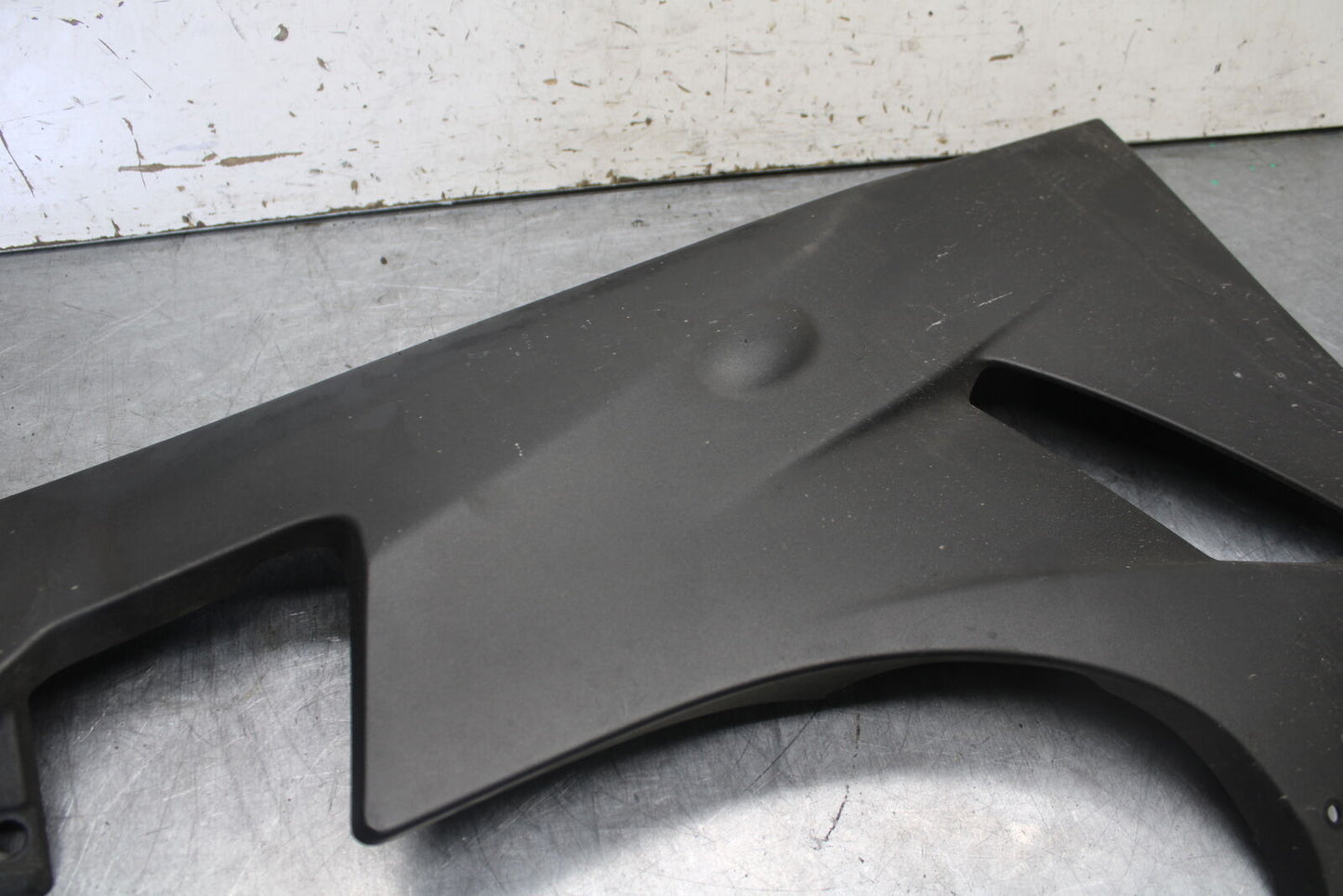 09-12 KAWASAKI NINJA ZX6R LEFT LOWER BOTTOM BELLY SIDE FAIRING COWL BB698