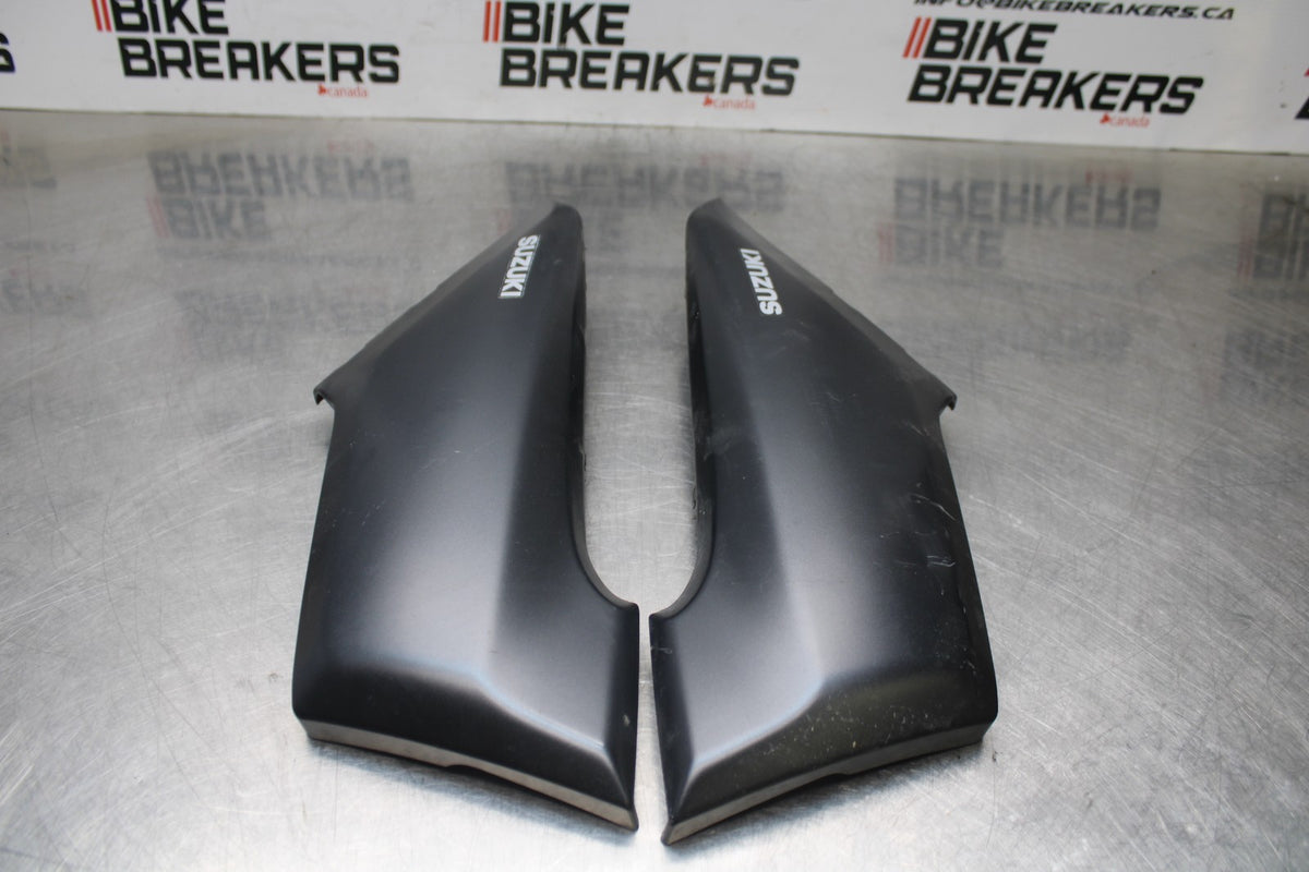 15 SUZUKI GW250F RIGHT LEFT FRAME MID SIDE COVERS COWLS PANELS TRIM BB789