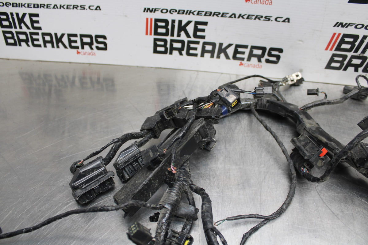 14 TRIUMPH STREET TRIPLE ABS MAIN ENGINE WIRING HARNESS MOTOR WIRE LOOM BB808