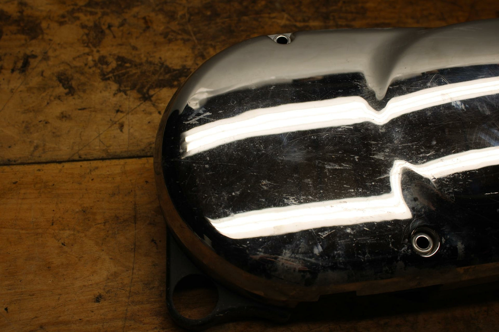 05-08 KAWASAKI VULCAN 1500 VN1500N CLASSIC CLUTCH SIDE ENGINE MOTOR COVER BB343