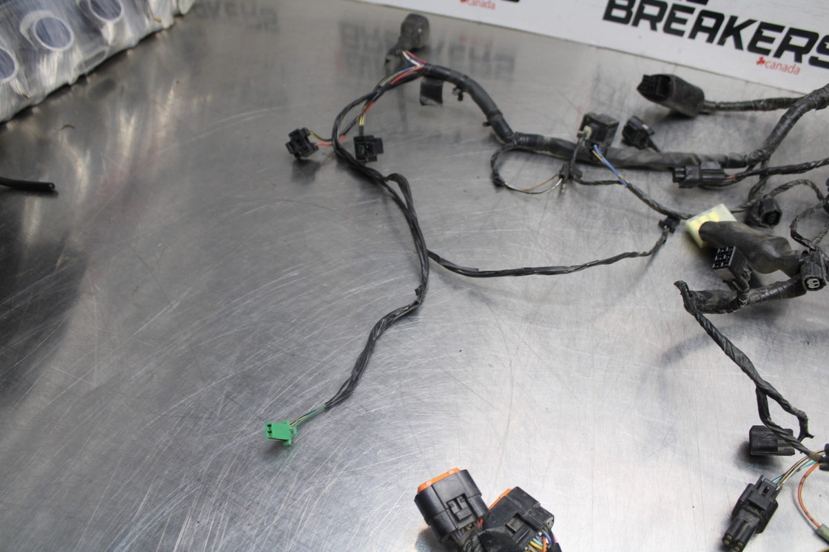 08 KAWASAKI NINJA 650 EX650 MAIN ENGINE WIRING HARNESS MOTOR WIRE LOOM BB797