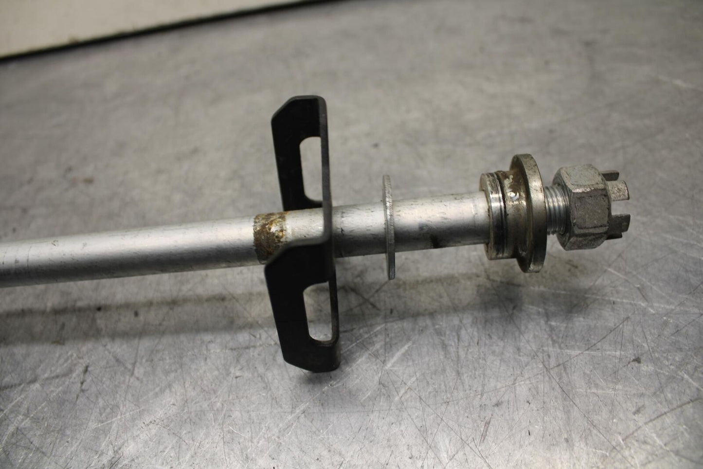 08-12 KAWASAKI NINJA 250R EX250J REAR AXLE BACK WHEEL RIM PIVOT BOLT AXEL BB612