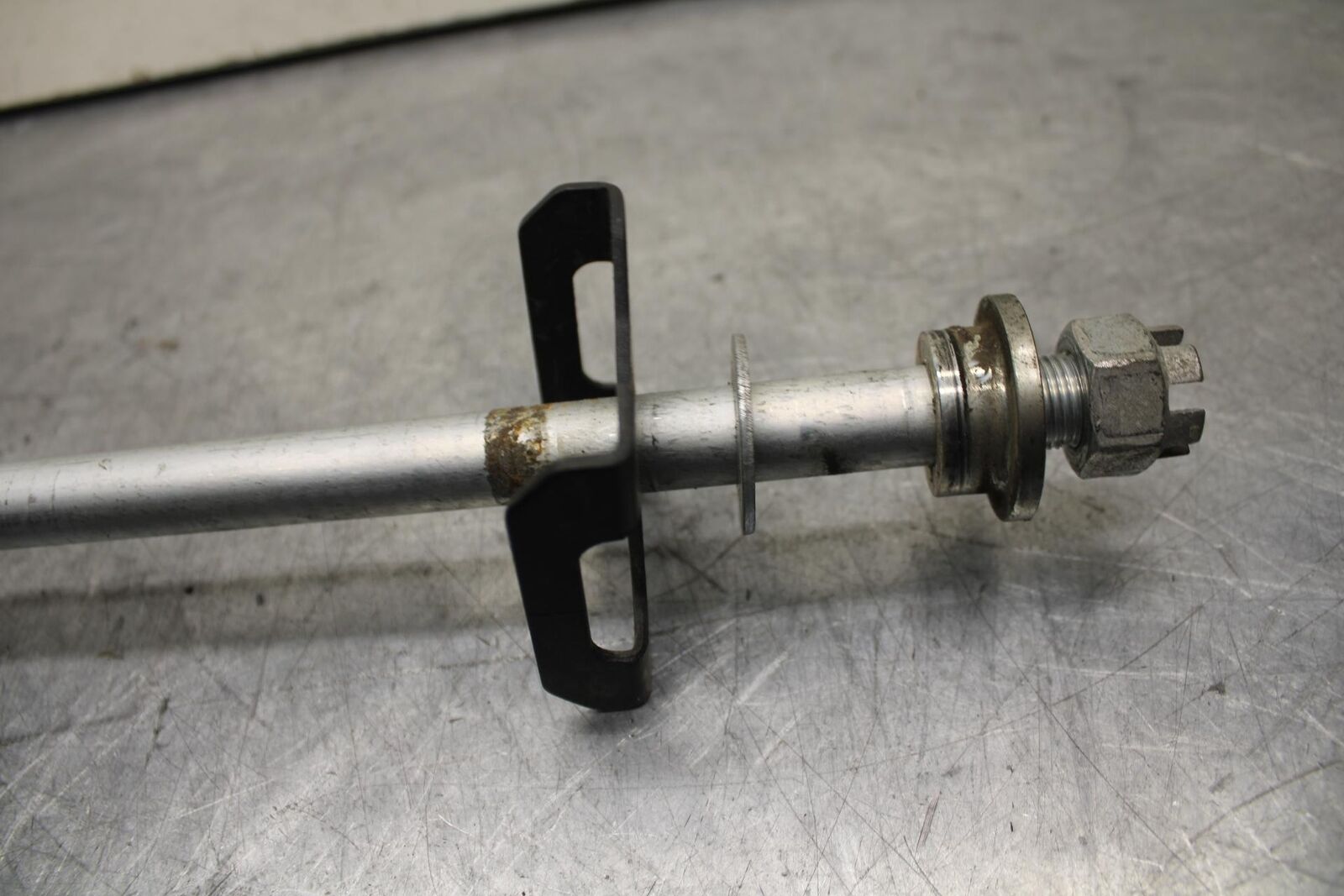 08-12 KAWASAKI NINJA 250R EX250J REAR AXLE BACK WHEEL RIM PIVOT BOLT AXEL BB612