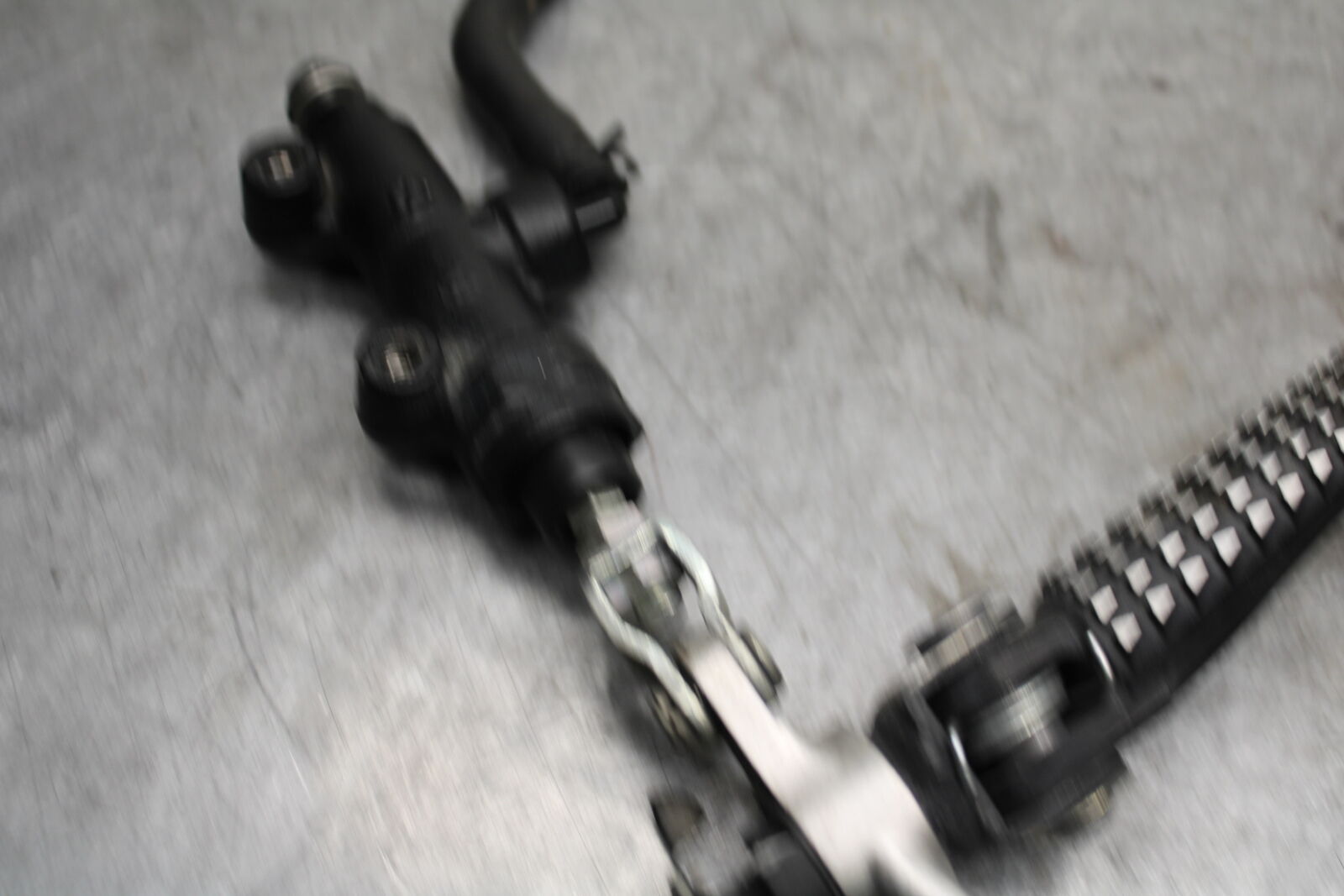 13-18 KAWASAKI NINJA ZX6R REAR BACK BRAKE MASTER CYLINDER W RESERVOIR BB682