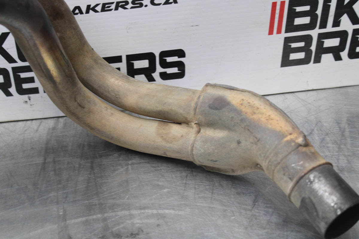 08 KAWASAKI NINJA 650 EX650 EXHAUST HEADER PIPES MANIFOLD BB797
