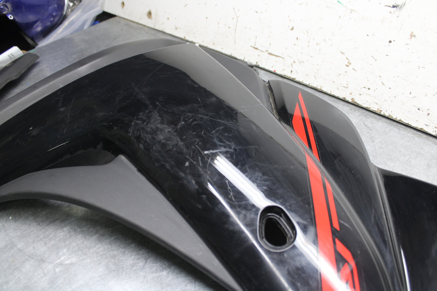 15-17 YAMAHA YZF R3 RIGHT LOWER MID UPPER SIDE FAIRING COWL  BB526
