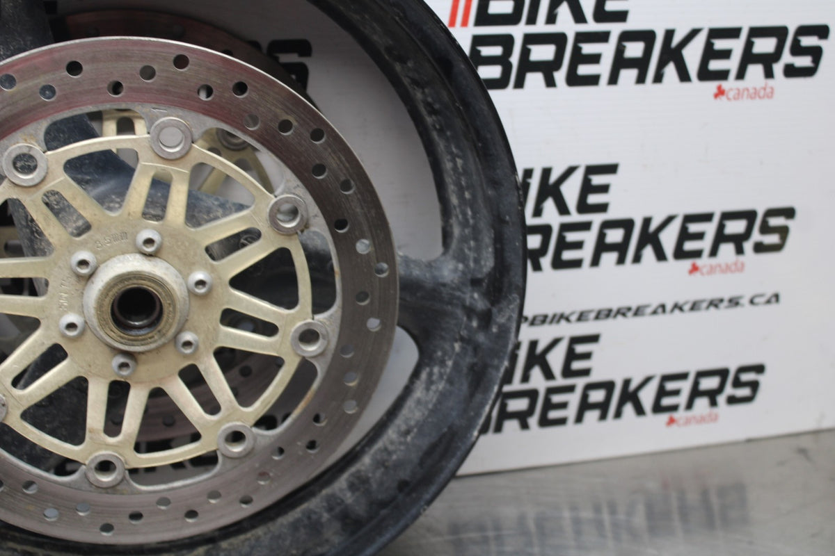 98-05 HONDA SUPER HAWK 1000 VTR1000F FRONT WHEEK FRONT RIM & ROTORS BB821