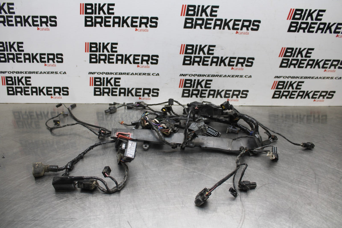 14 TRIUMPH STREET TRIPLE ABS MAIN ENGINE WIRING HARNESS MOTOR WIRE LOOM BB808