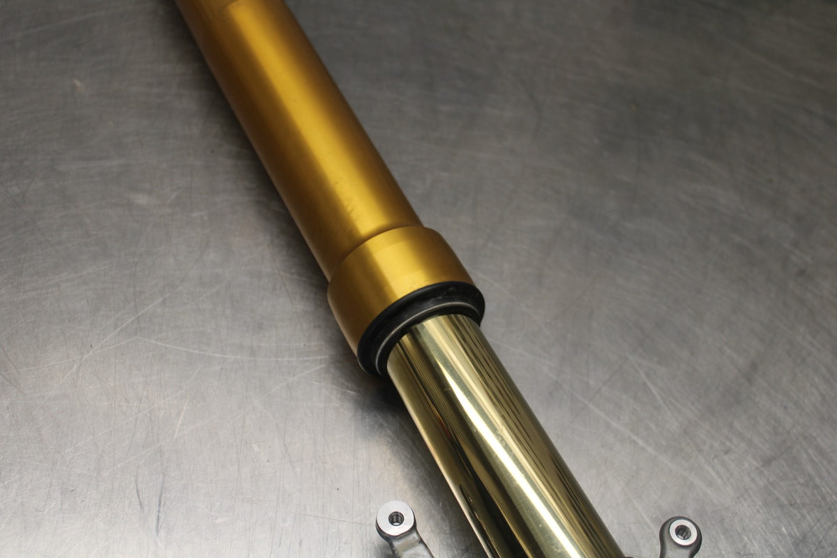 24 APRILIA TUONO V4 1100 FACTORY ABS RIGHT FRONT FORK SHOCK SUSPENSION BB887