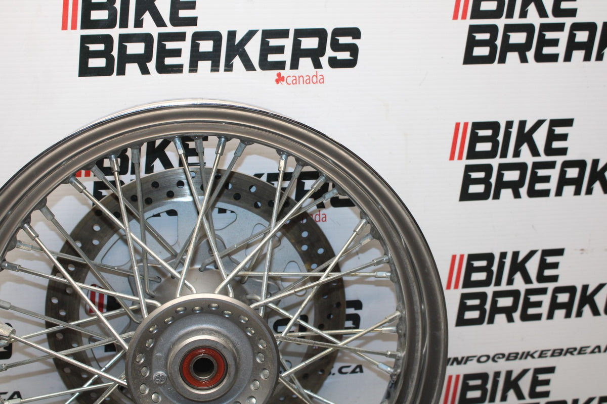 15 SUZUKI BOULEVARD C50 FRONT WHEEL FRONT RIM & ROTOR BB775