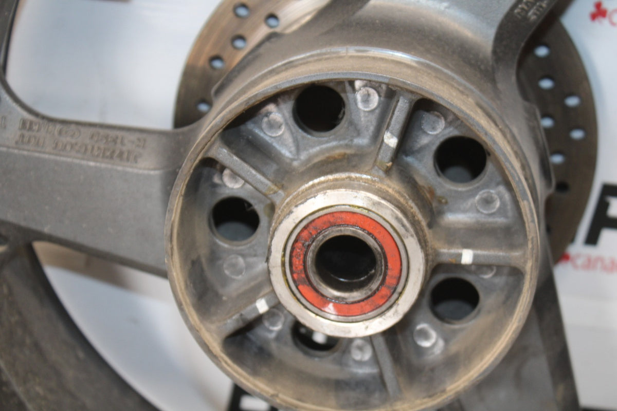 00-05 KAWASAKI NINJA ZX12R REAR WHEEL BACK RIM & ROTOR BB892