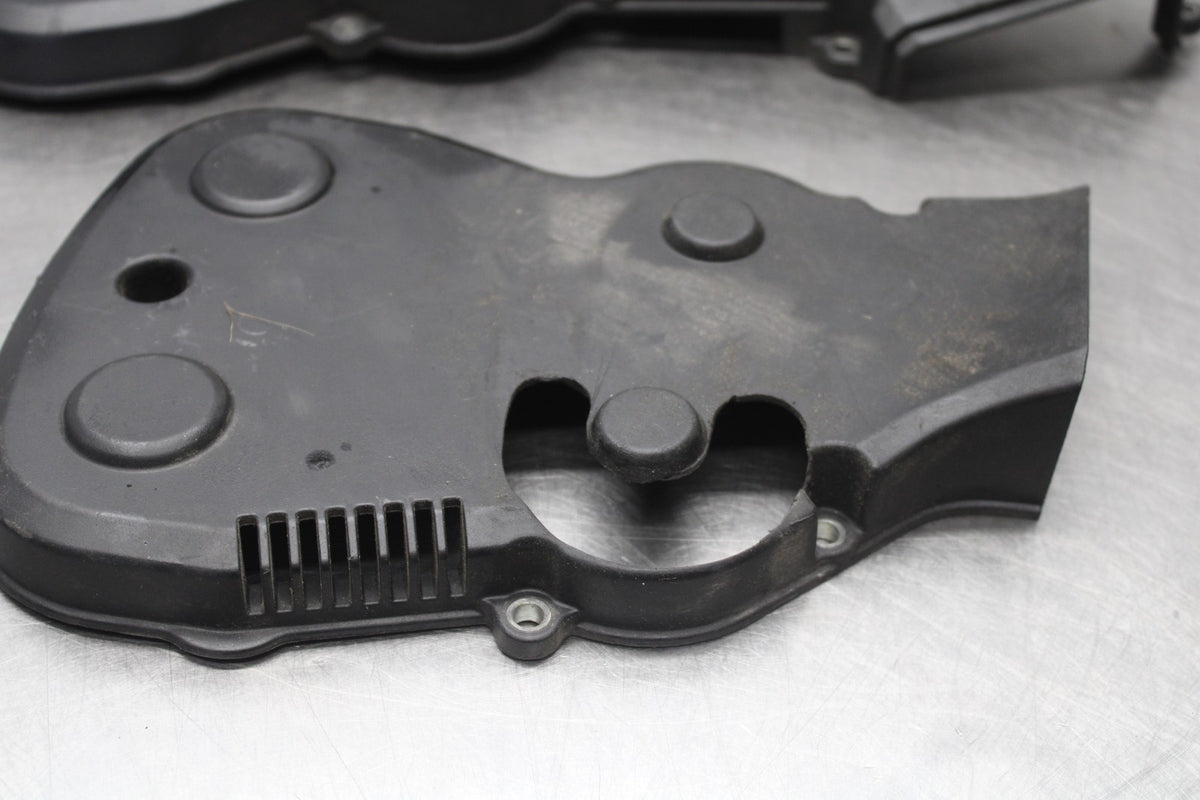 08 DUCATI 1199 PANIGALE ENGINE MOTOR TIMING BELT COVER SET PAIR BB943
