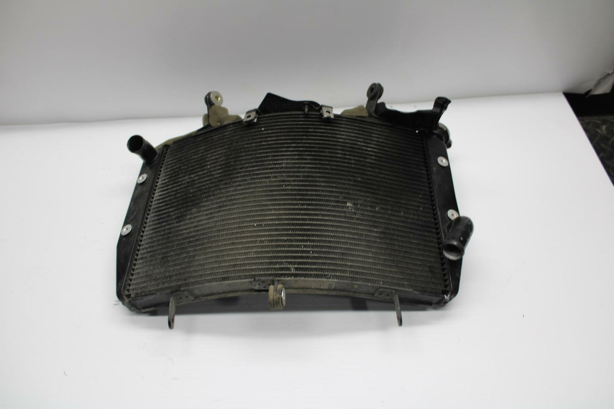 08-16 YAMAHA YZF R6 ENGINE RADIATOR MOTOR COOLER COOLING RADIATER BB247