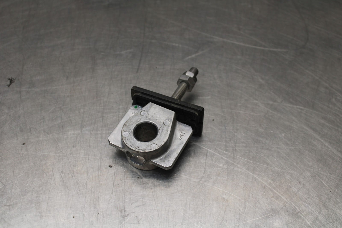 18-26 KAWASAKI Z400 SWINGARM CHAIN TENSIONER ADJUSTMENT BRACKETS  BB852
