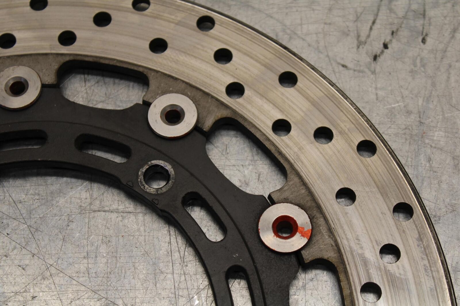 2000 Yamaha YZF R6 FRONT LEFT RIGHT BRAKE ROTORS DISCS 4SV-2581T-01-00 BB558