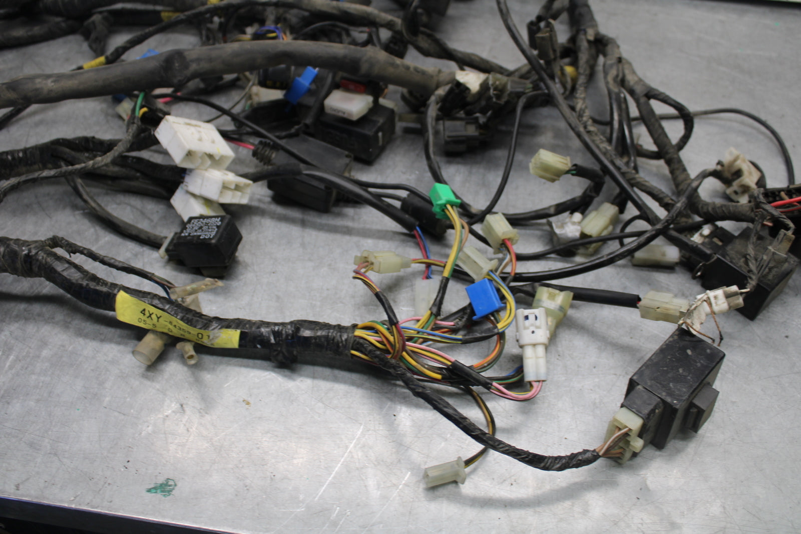 05-06 YAMAHA ROYAL STAR MAIN ENGINE WIRING HARNESS MOTOR WIRE LOOM BB697