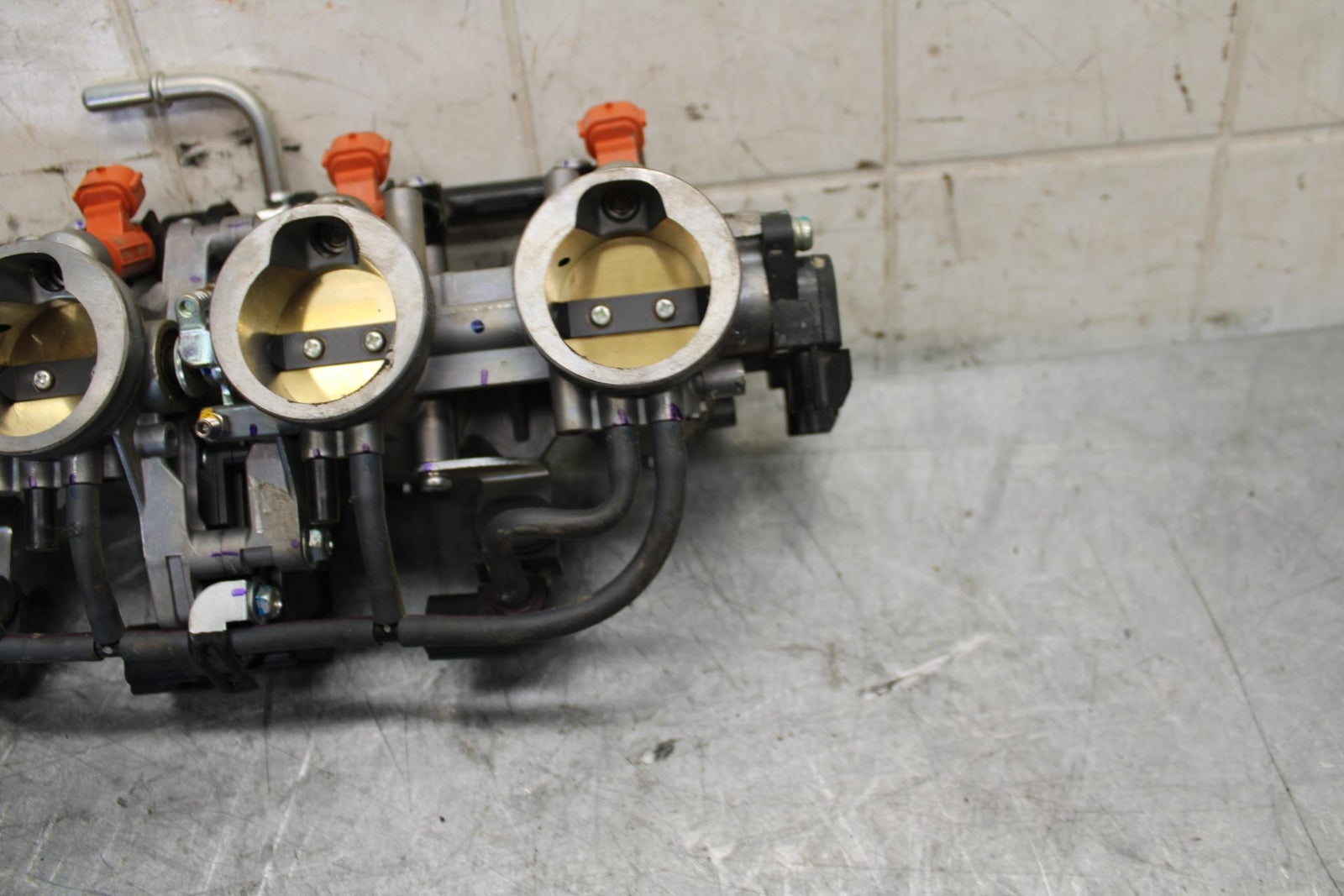 19-20 KAWASAKI NINJA ZX6R ZX636 MAIN FUEL INJECTORS / THROTTLE BODIES BB528