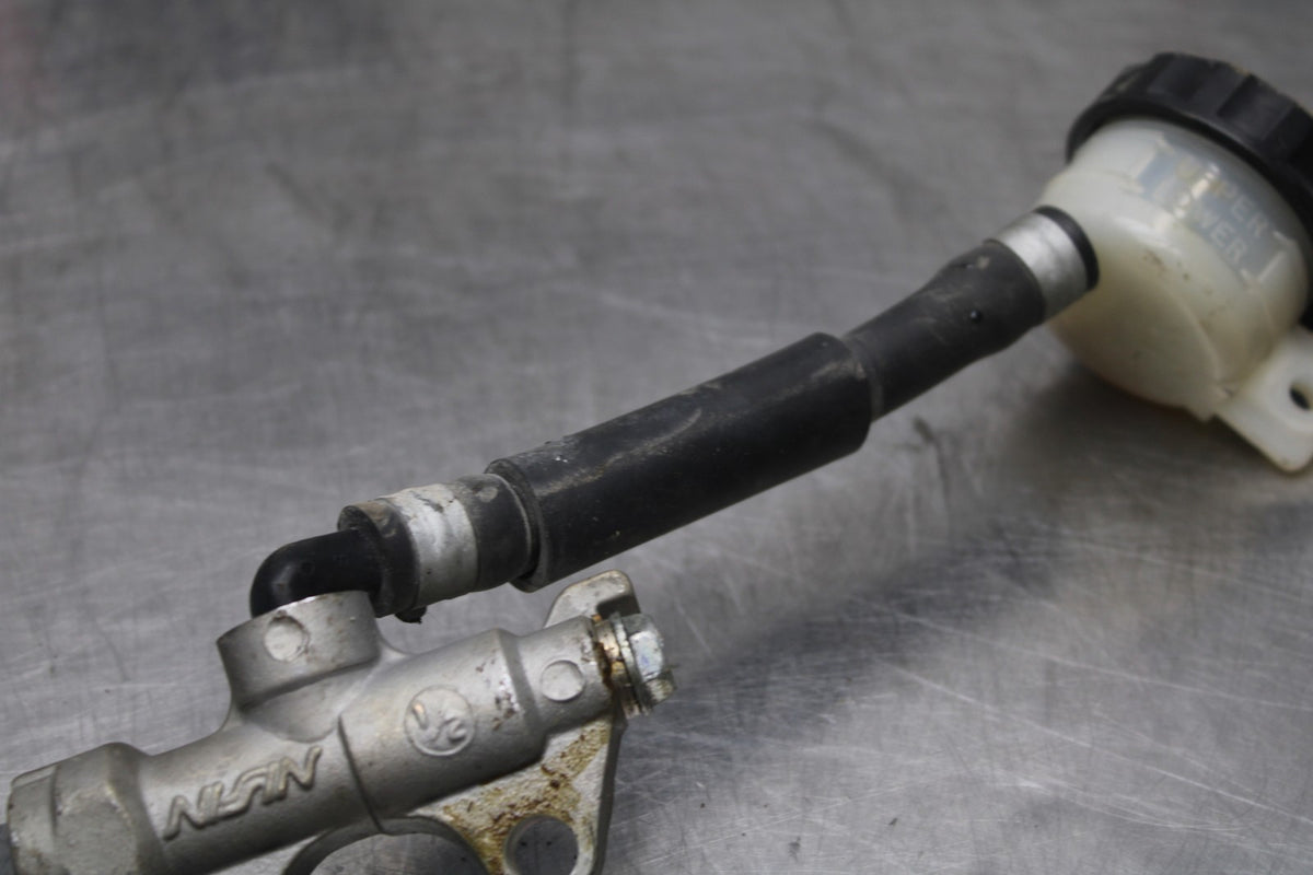 98 KAWASAKI NINJA ZX6 REAR BACK BRAKE MASTER CYLINDER W RESERVOIR BB870