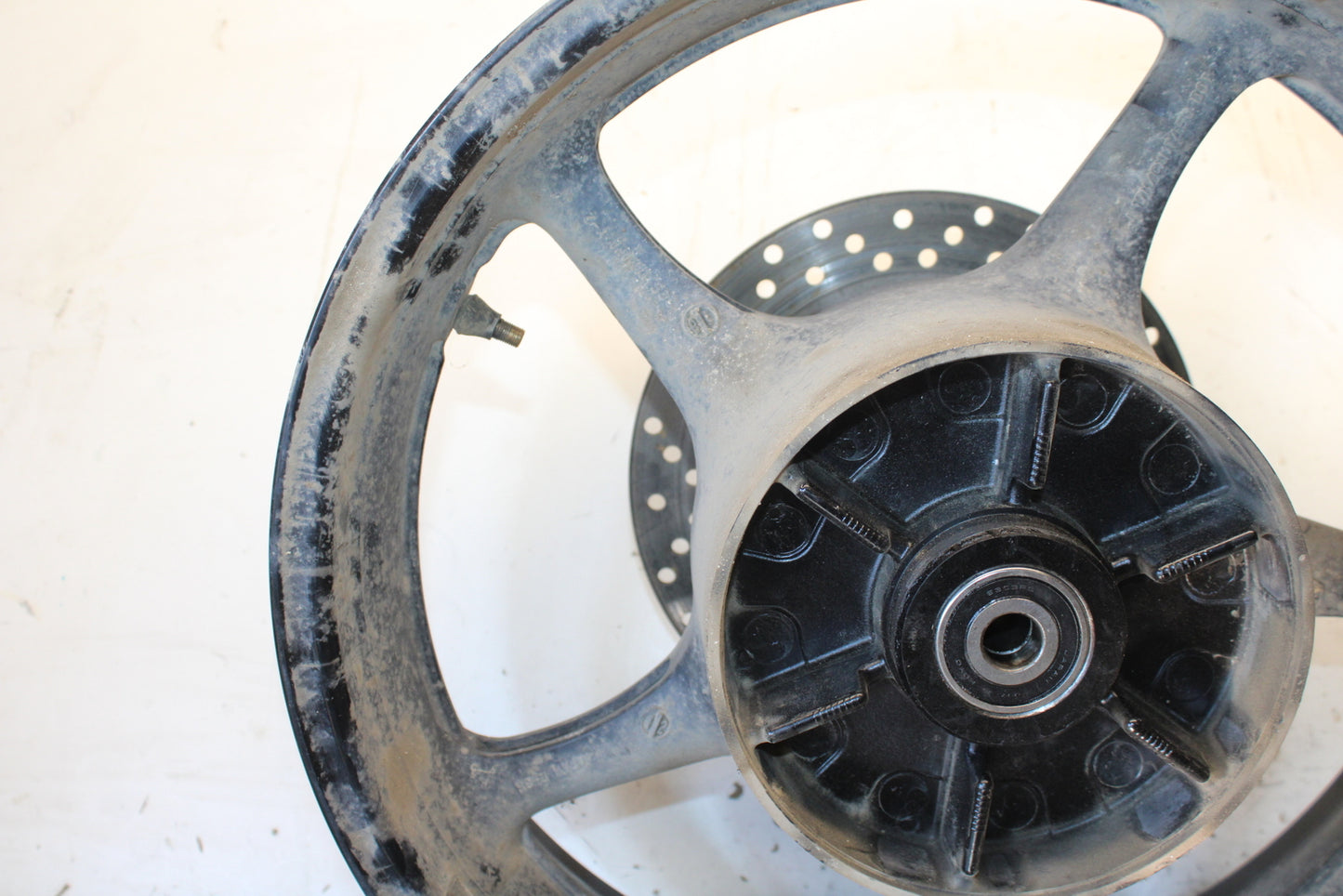 09-15 YAMAHA FZ6R REAR WHEEL BACK RIM BB686