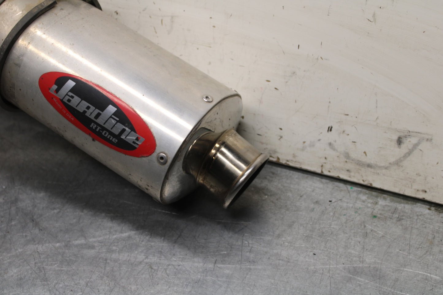 05-06 HONDA CBR600RR AFTERMARKET JARDINE EXHAUST PIPE MUFFLER SLIP ON BB739