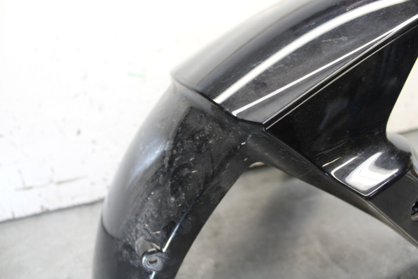 09-12 KAWASAKI NINJA ZX6R FRONT WHEEL FENDER COWL FAIRING 5004-0118-17K BB698