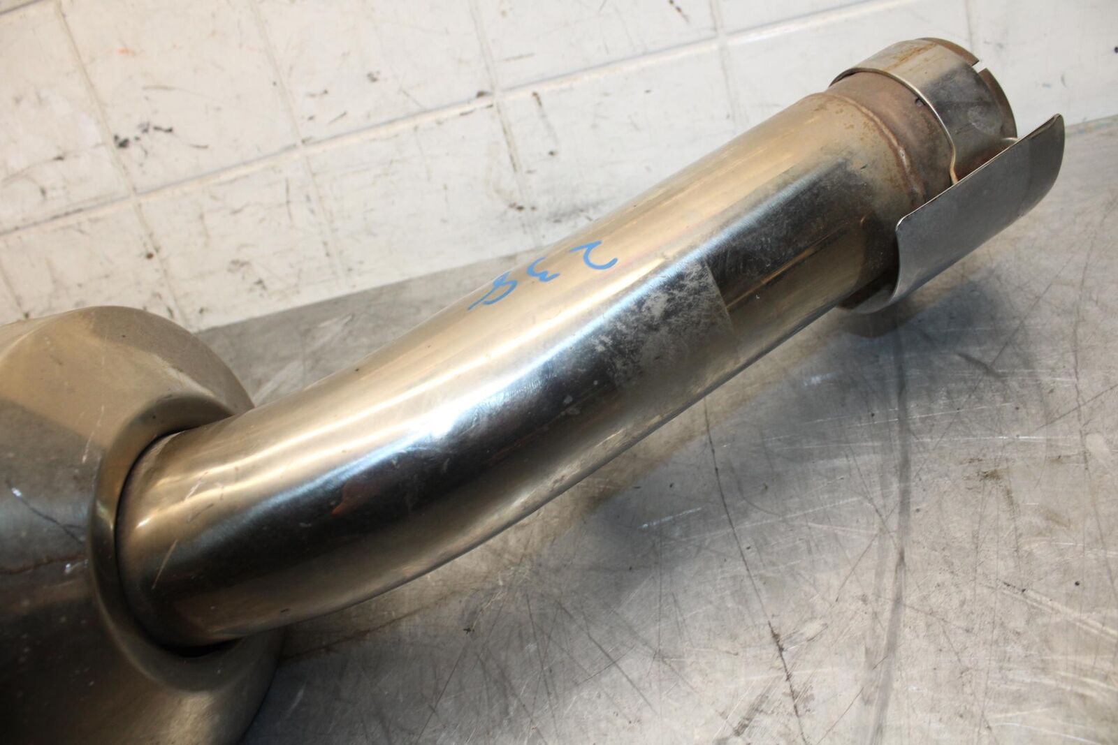 2016 Suzuki Bandit 1250S GSF1250SA ABS EXHAUST PIPE MUFFLER SLIP ON CAN  BB509