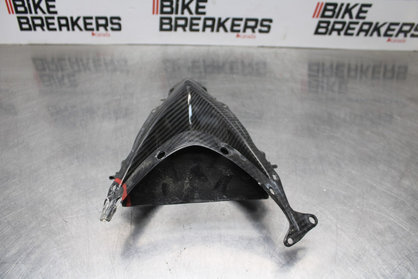 08 KAWASAKI NINJA ZX10R CB - CARBON FIBER FRONT CENTER COWL FAIRING BB201