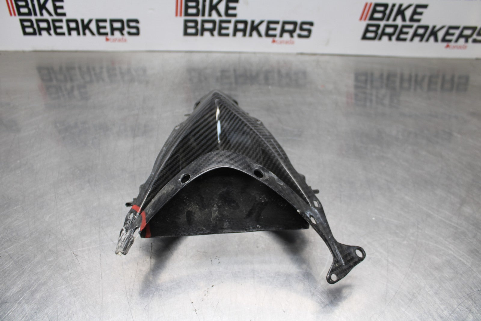 08 KAWASAKI NINJA ZX10R CB - CARBON FIBER FRONT CENTER COWL FAIRING BB201