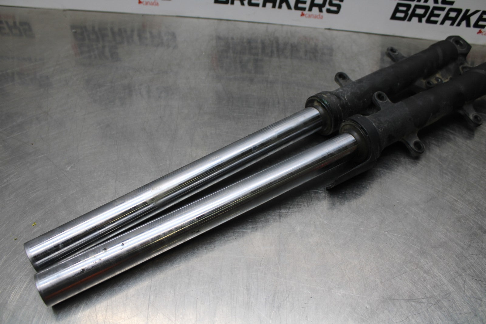 13-17 KAWASAKI NINJA 300 EX300 ABS FRONT FORKS SHOCK SUSPENSION SET PAIR BB187