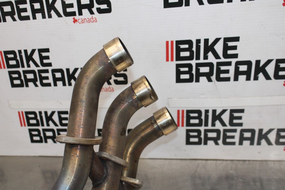 12 TRIUMPH STREET TRIPLE R EXHAUST HEADER PIPES MANIFOLD BB914