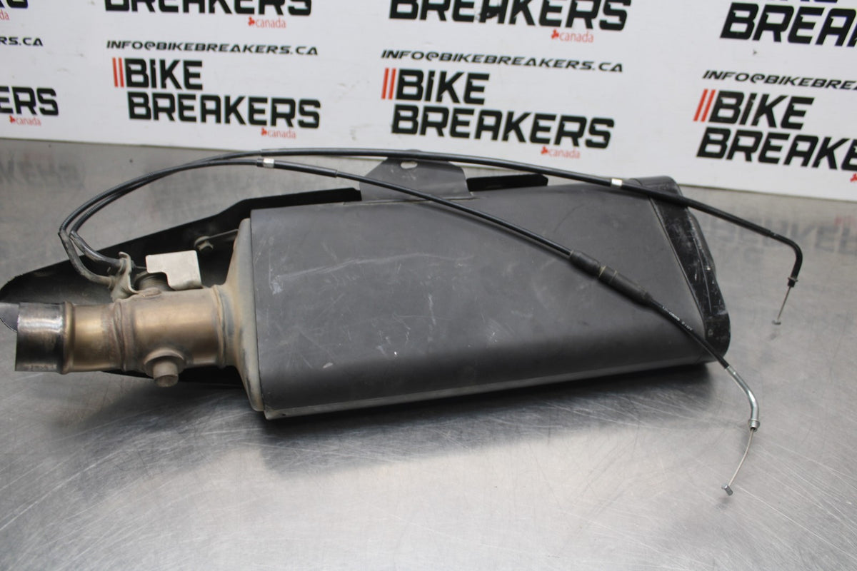 13-18 KAWASAKI NINJA ZX6R EXHAUST PIPE MUFFLER SLIP ON CAN SILENCER BB735