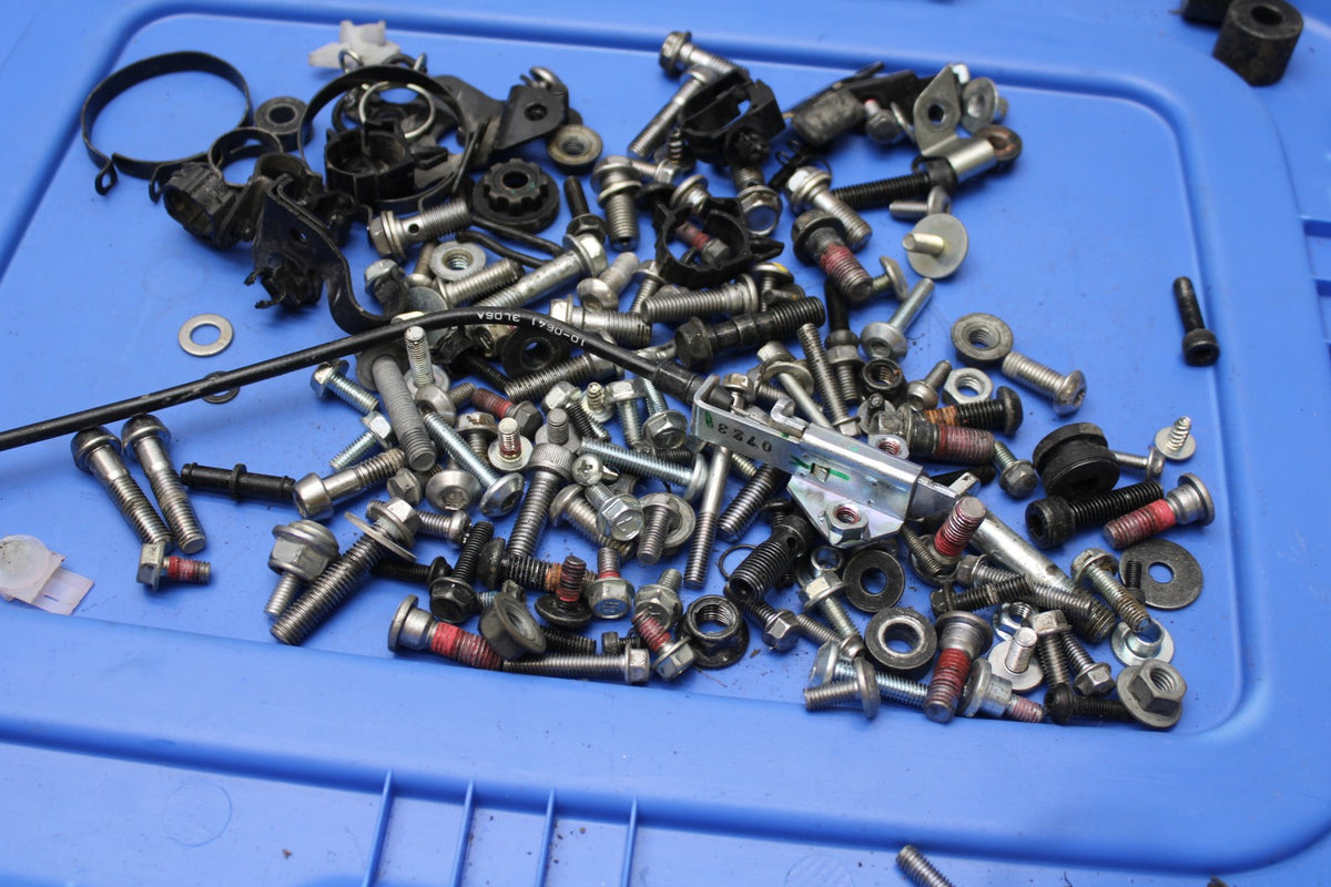 24-25 KAWASAKI NINJA ZX4R MOUNTING BOLTS HARDWARE MOTOR SCREWS BB174