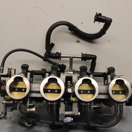 09-12 KAWASAKI NINJA ZX6R MAIN FUEL INJECTORS / THROTTLE BODIES 16163-0128 BB617