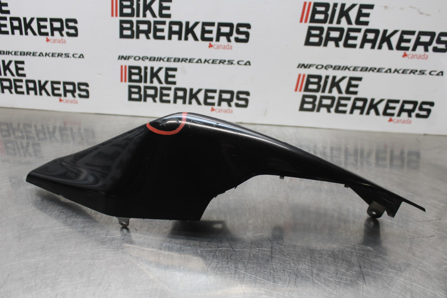 08 KAWASAKI NINJA ZX10R LEFT REAR BACK TAIL FAIRING COWL SHROUD BB201