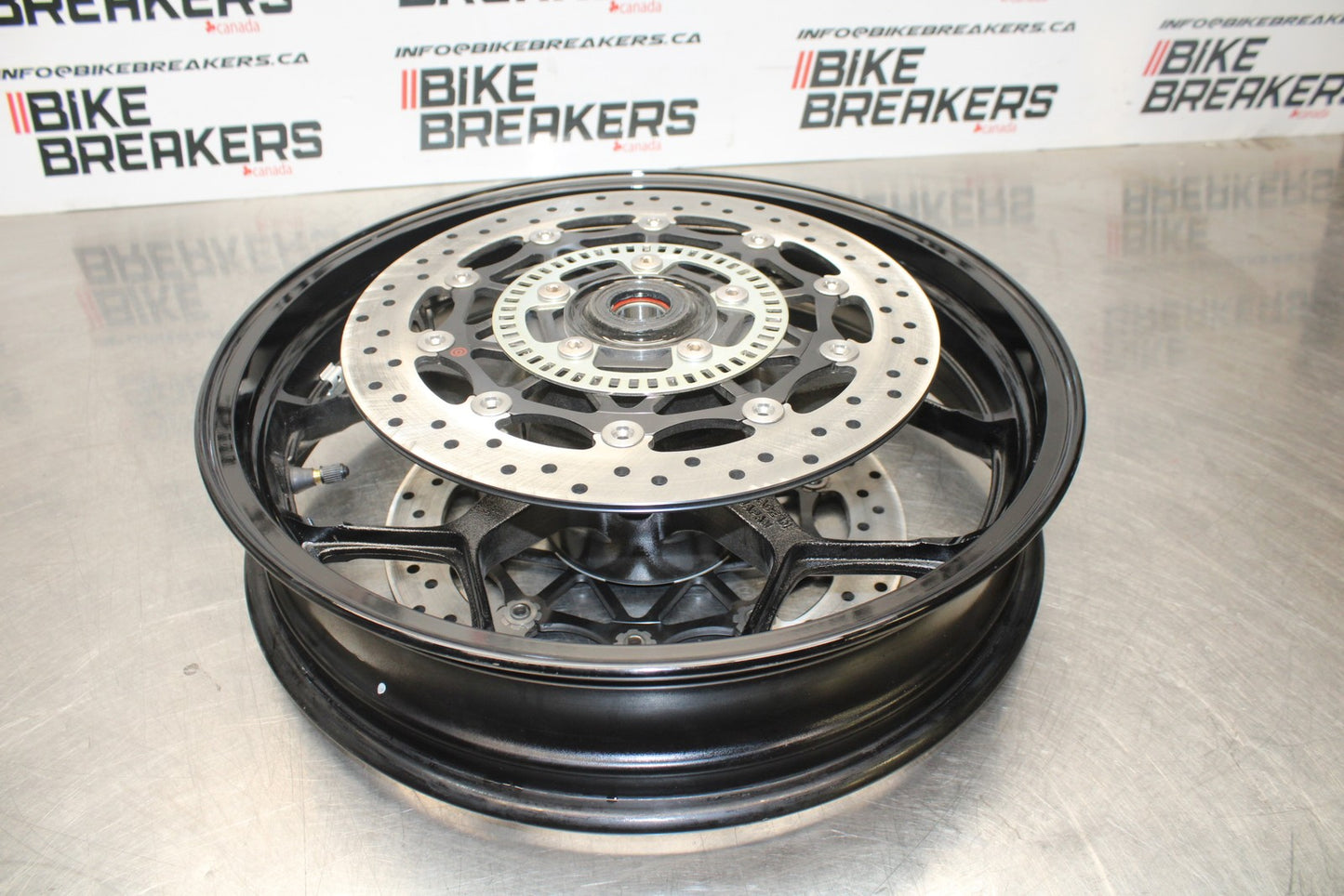 23-24 KAWASAKI NINJA ZX14R NEW TAKE OFF!! FRONT WHEEL FRONT RIM & ROTORS BB764