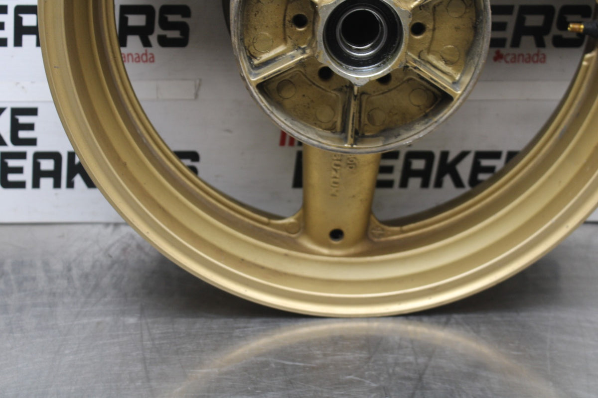 97-00 SUZUKI GSXR600 SRAD REAR WHEEL BACK RIM & ROTOR BB921
