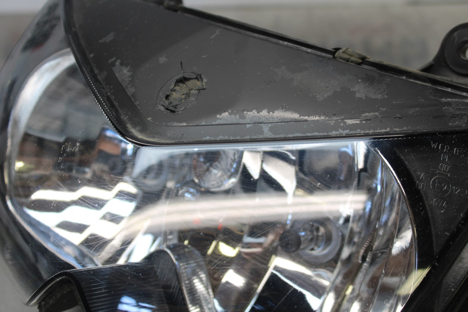 08-18 KAWASAKI KLR650 FRONT HEADLIGHT HEAD LIGHT LAMP BB183