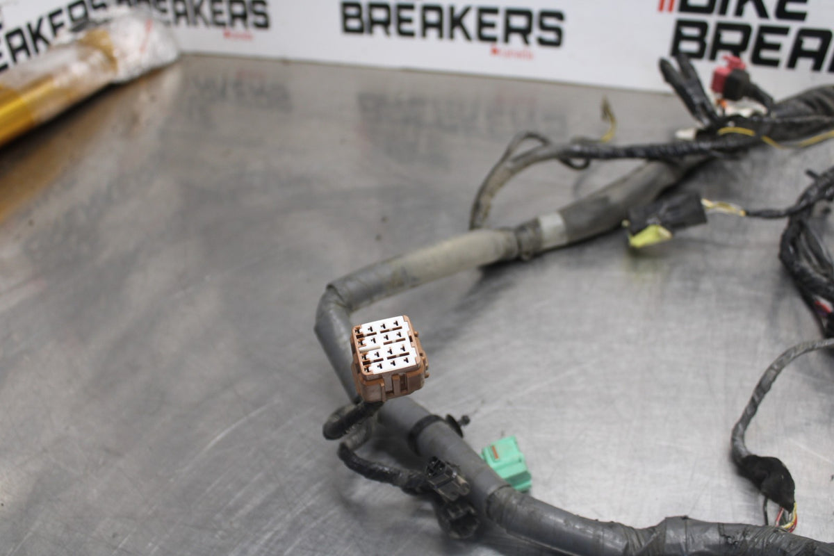 08-09 KAWASAKI NINJA ZX14R MAIN ENGINE WIRING HARNESS MOTOR WIRE LOOM BB932