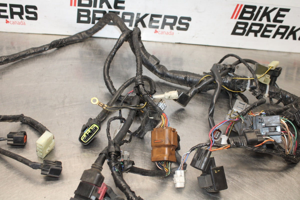 04-05 KAWASAKI NINJA ZX10R MAIN ENGINE WIRING HARNESS MOTOR WIRE LOOM BB931