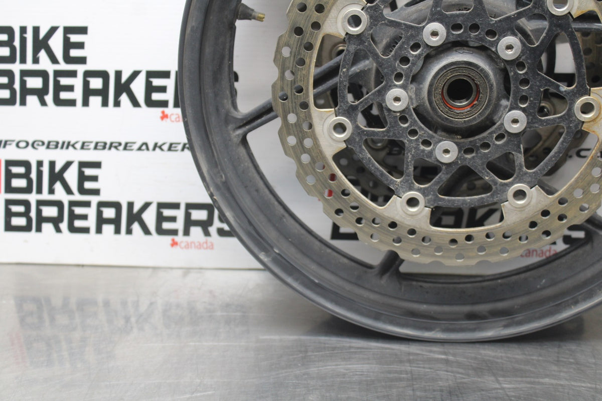 07 KAWASAKI NINJA 650 EX650 FRONT WHEEL FRONT RIM & ROTOR BB844