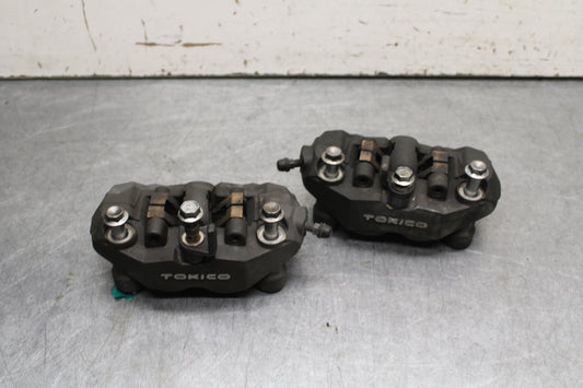 06-07 SUZUKI GSXR750 RIGHT LEFT FRONT BRAKE CALIPER SET PAIR CALIPERS BB670