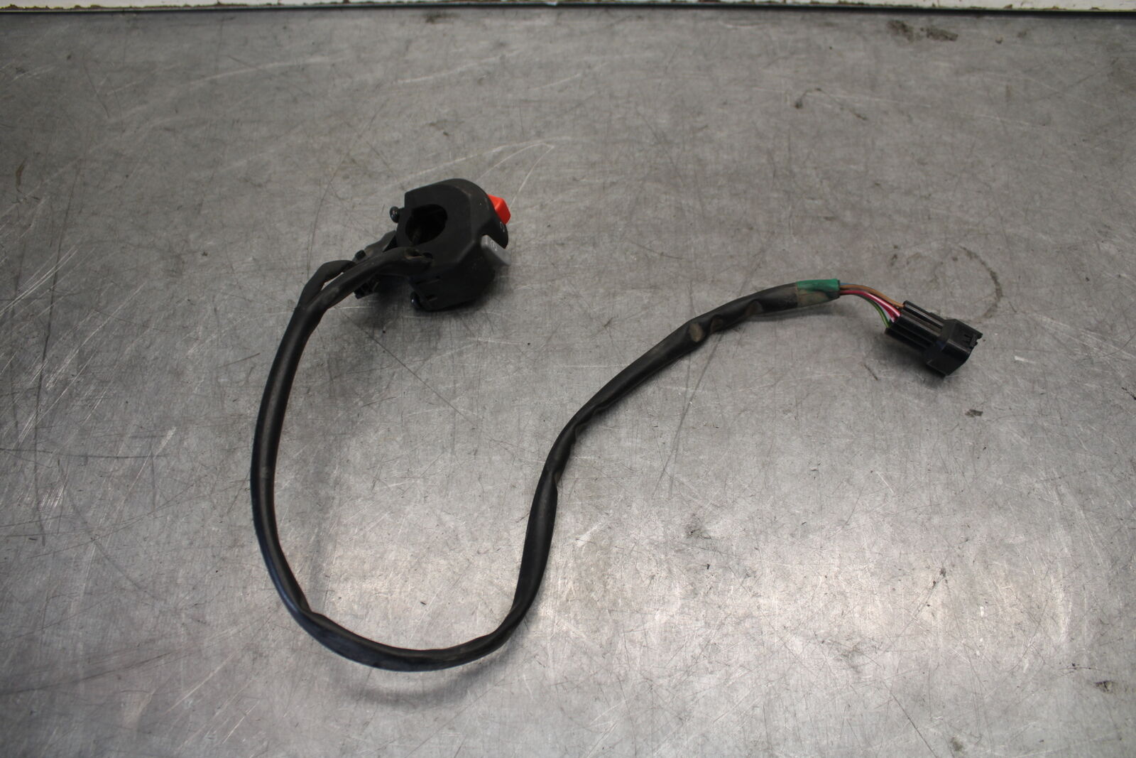 13-18 KAWASAKI NINJA ZX6R RIGHT CLIP ON HANDLE KILL OFF START SWITCHES  BB682