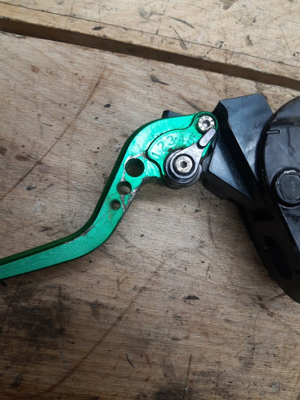 09-10 KAWASAKI ER-6N CLUTCH PERCH MOUNT WITH LEVER  BB325