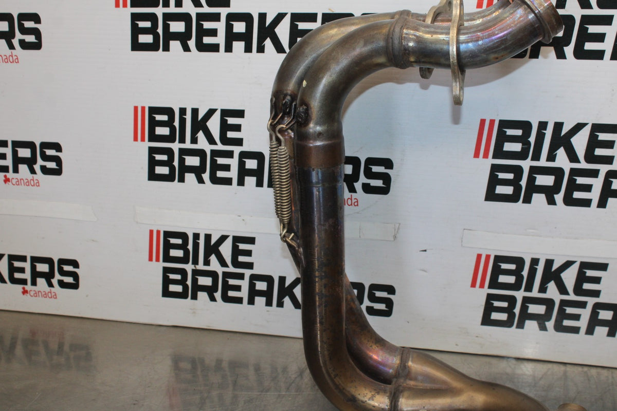 16 APRILIA TUONO V4 1100 EXHAUST HEADER PIPES MANIFOLD BB905