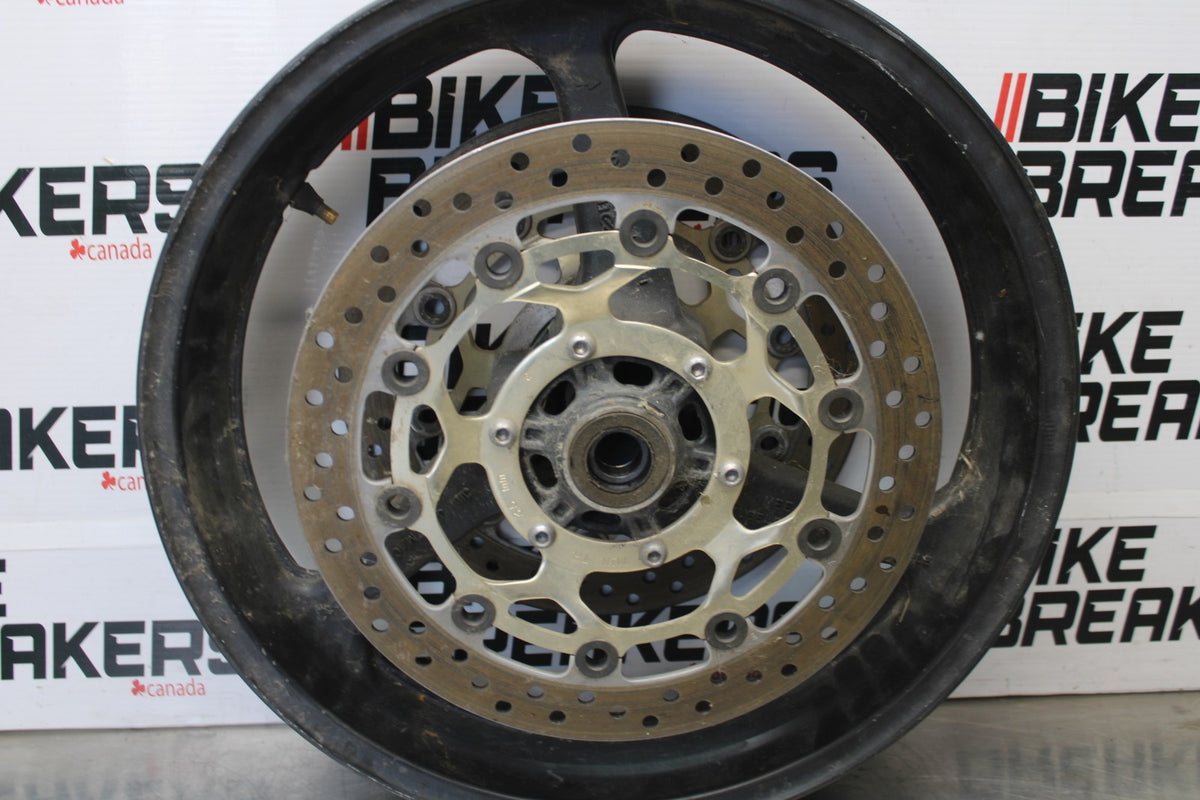 05-06 HONDA CBR600RR FRONT WHEEL FRONT RIM & ROTORS BB893