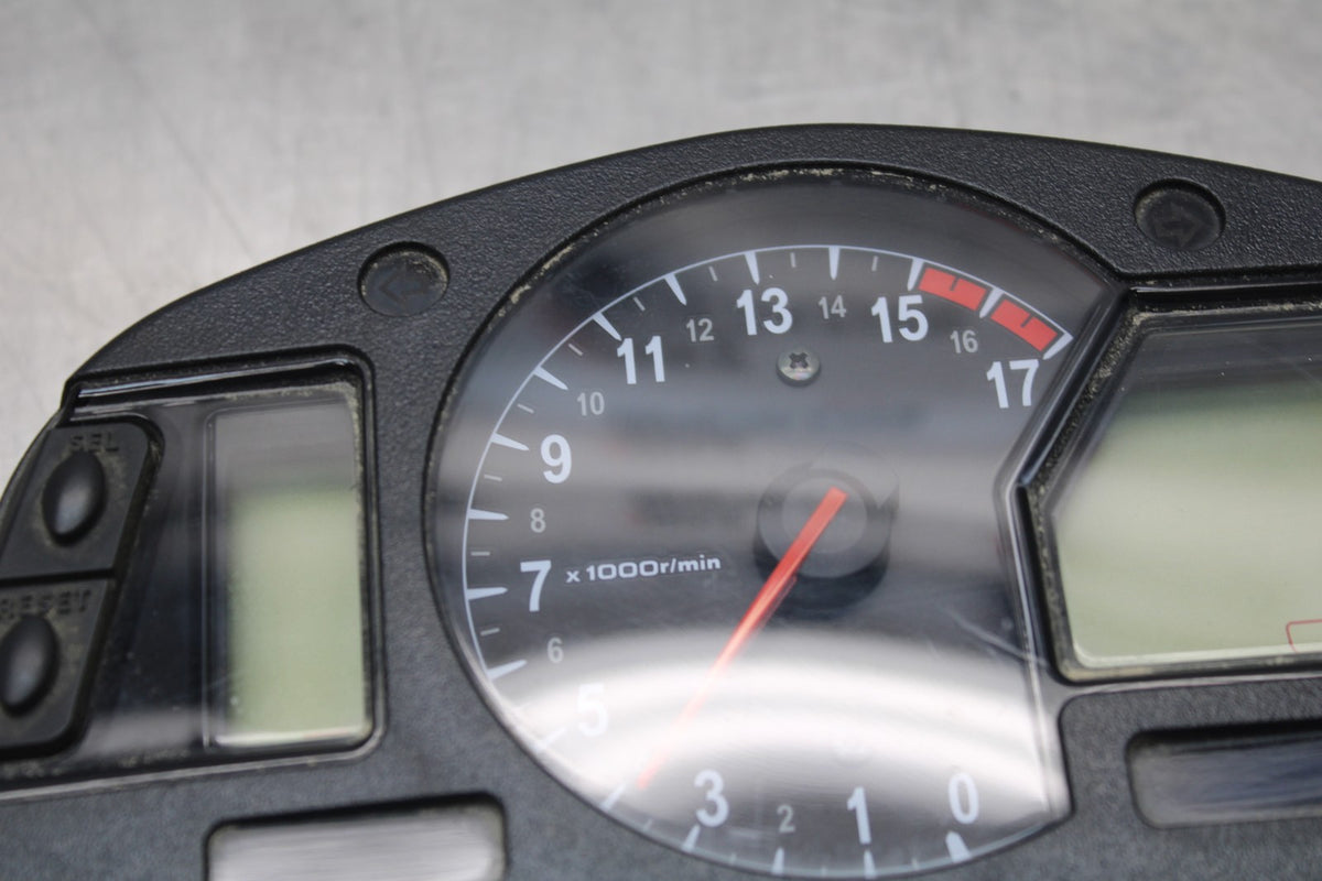 07-12 HONDA CBR600RR SPEEDO GAUGES DISPLAY CLUSTER SPEEDOMETER TACHOMETER BB812