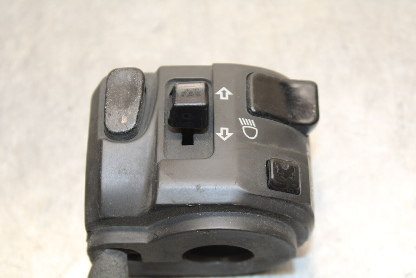 09-12 KAWASAKI NINJA ZX6R LEFT CLIP ON HANDLE HORN SIGNALS SWITCH SWITCHES BB656