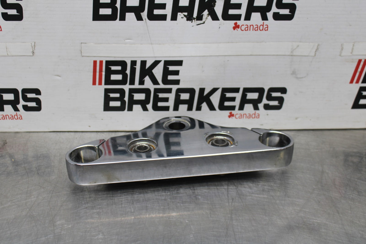 08 YAMAHA V STAR 1100 XVS1100AW CLASSIC FORKS UPPER TRIPLE TREE CLAMP BB916