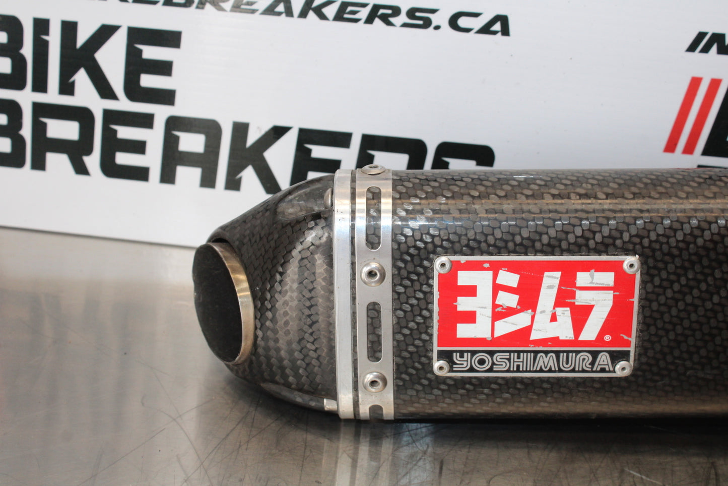 07-08 YAMAHA YZF R1 YOSHIMURA RIGHT EXHAUST MUFFLER SLIP ON CAN SILENCER BB160