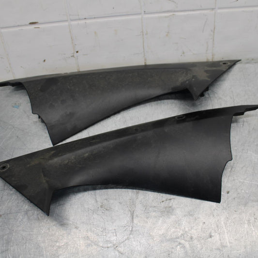 08-16 YAMAHA YZF R6 RIGHT LEFT FRONT DUCT COVERS PANELS COWLS BB436